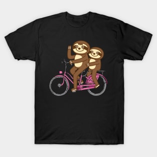 Sloths and bicycle T-Shirt